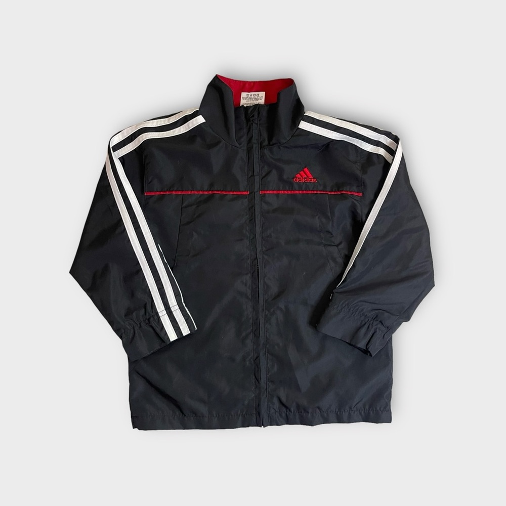 Adidas Black Windbreaker Jacket